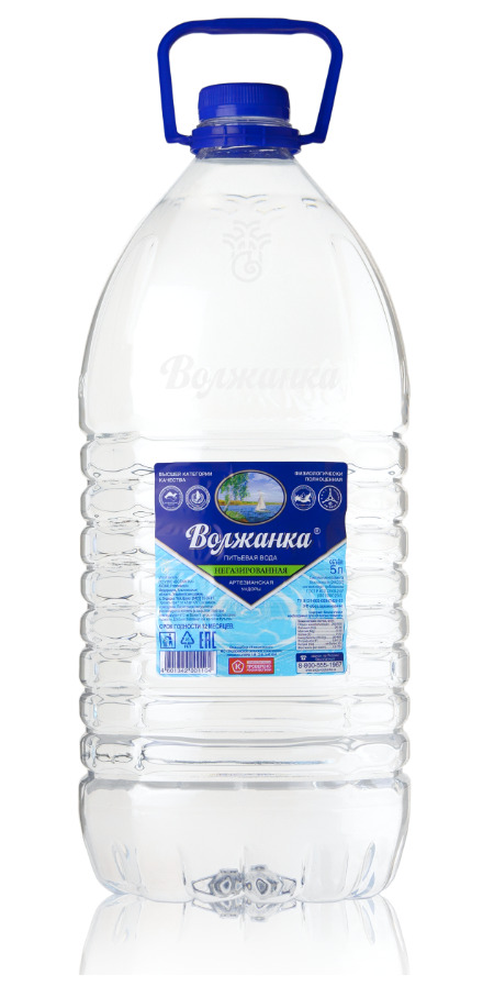 ВОДА ВОЛЖАНКА ПИТЬЕВАЯ НЕГАЗ 5Л ПЭТ