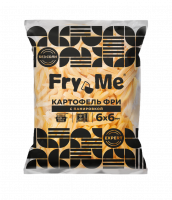 КАРТОФЕЛЬ ФРИ С ПАНИРОВКОЙ FRY ME 6Х6ММ 2,5 КГ(5ШТ) КАРТОФЕЛЬ ФРИ С ПАНИРОВКОЙ FRY ME 6Х6ММ 2,5 КГ(5ШТ)