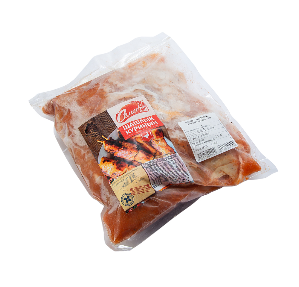 ШАШЛЫК СЕЛЬСОВЕТ КУРИНЫЙ, КРАСНЫЙ МАРИНАД В/У, ЗАМ
