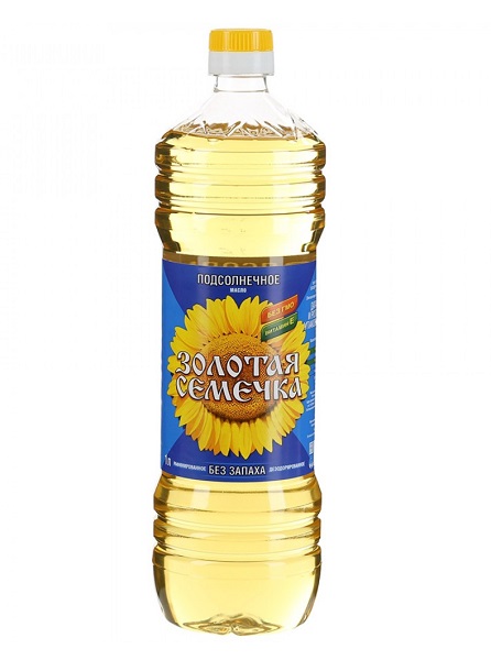 МАСЛО ПОДСОЛНЕЧНОЕ НЕРАФ ЗОЛОТАЯ СЕМЕЧКА ГОСТ В/С 1Л