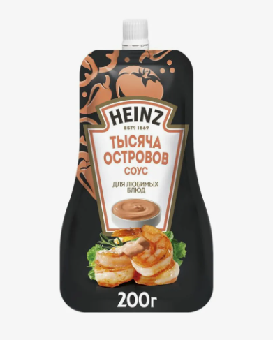 СОУС ХАЙНЦ ТЫСЯЧА ОСТРОВОВ 200ГР Д/П