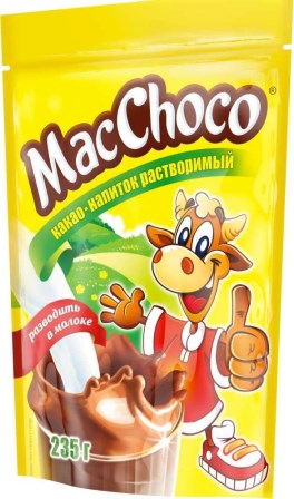 КАКАО МАККОФЕ И СМЕШАРИКИ Д/ПАК 235ГР
