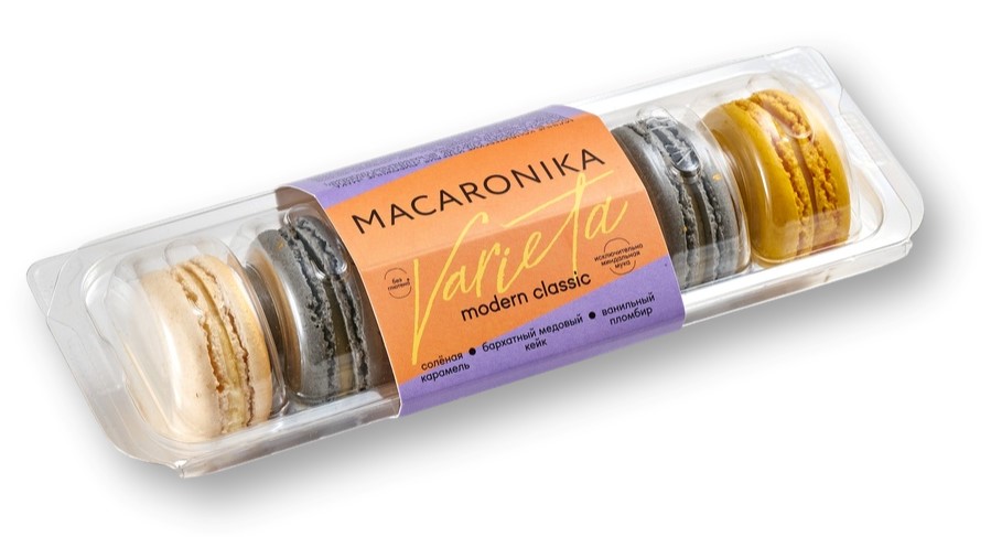 ПИРОЖНЫЕ MACARONIKA НАБОР КЛАССИК 6.0 6ШТ
