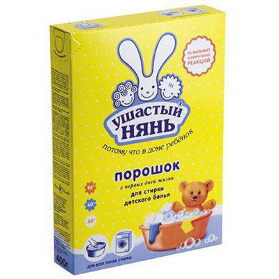 СТИРАЛЬНЫЙ ПОРОШОК УШАСТЫЙ НЯНЬ 400ГР