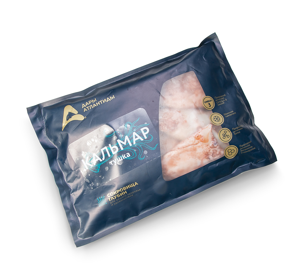 КАЛЬМАР ТУШКА ДАРЫ АТЛАНТИДЫ 1КГ
