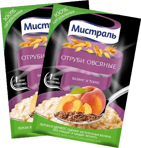 ОТРУБИ МИСТРАЛЬ ОВСЯНЫЕ БАЛАНС И ТОНУС 30ГР