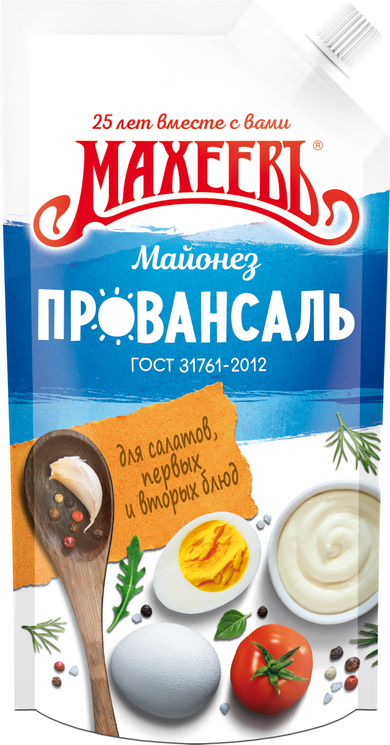 МАЙОНЕЗ МАХЕЕВ ПРОВАНСАЛЬ БЕЛЫЙ 50,5% Д/П 200МЛ