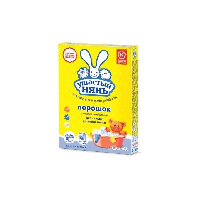 СТИРАЛЬНЫЙ ПОРОШОК УШАСТЫЙ НЯНЬ 400ГР