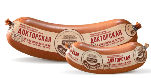 КОЛБАСА ВАРЕНАЯ ДОКТОРСКАЯ ДУГУШКА ГОСТ СТАРОДВОРЬЕ /ВЕС