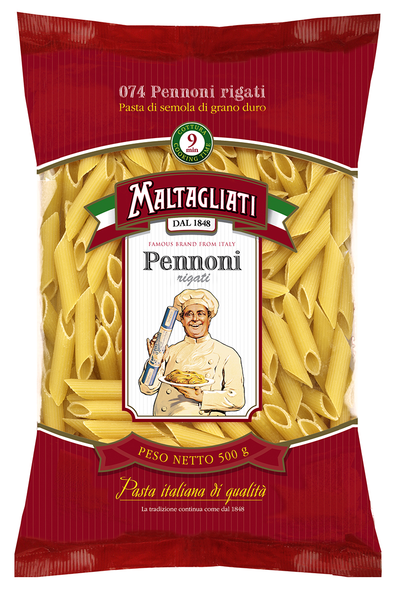 МАКАРОНЫ МАЛЬТАЛЬЯТИ №074 ПЕРО РИФЛЕНОЕ