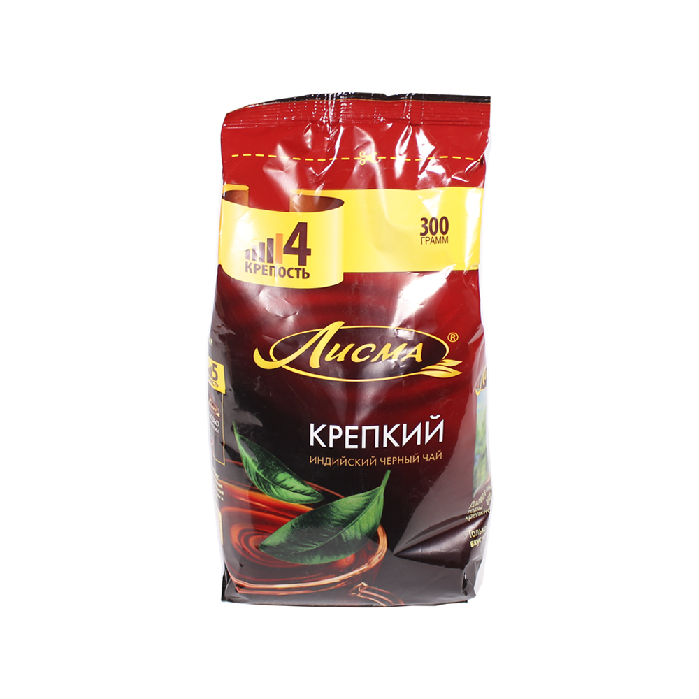 ЧАЙ ЛИСМА КРЕПКИЙ М/У ЛИСТ 300ГР