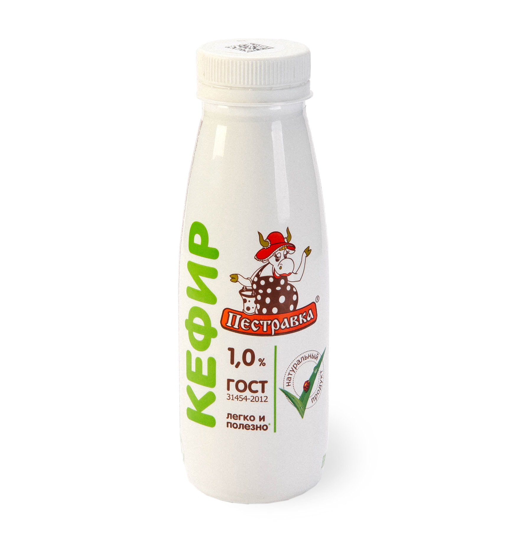 БЗМЖ КЕФИР ПЕСТРАВКА 1% 270МЛ ПЭТ