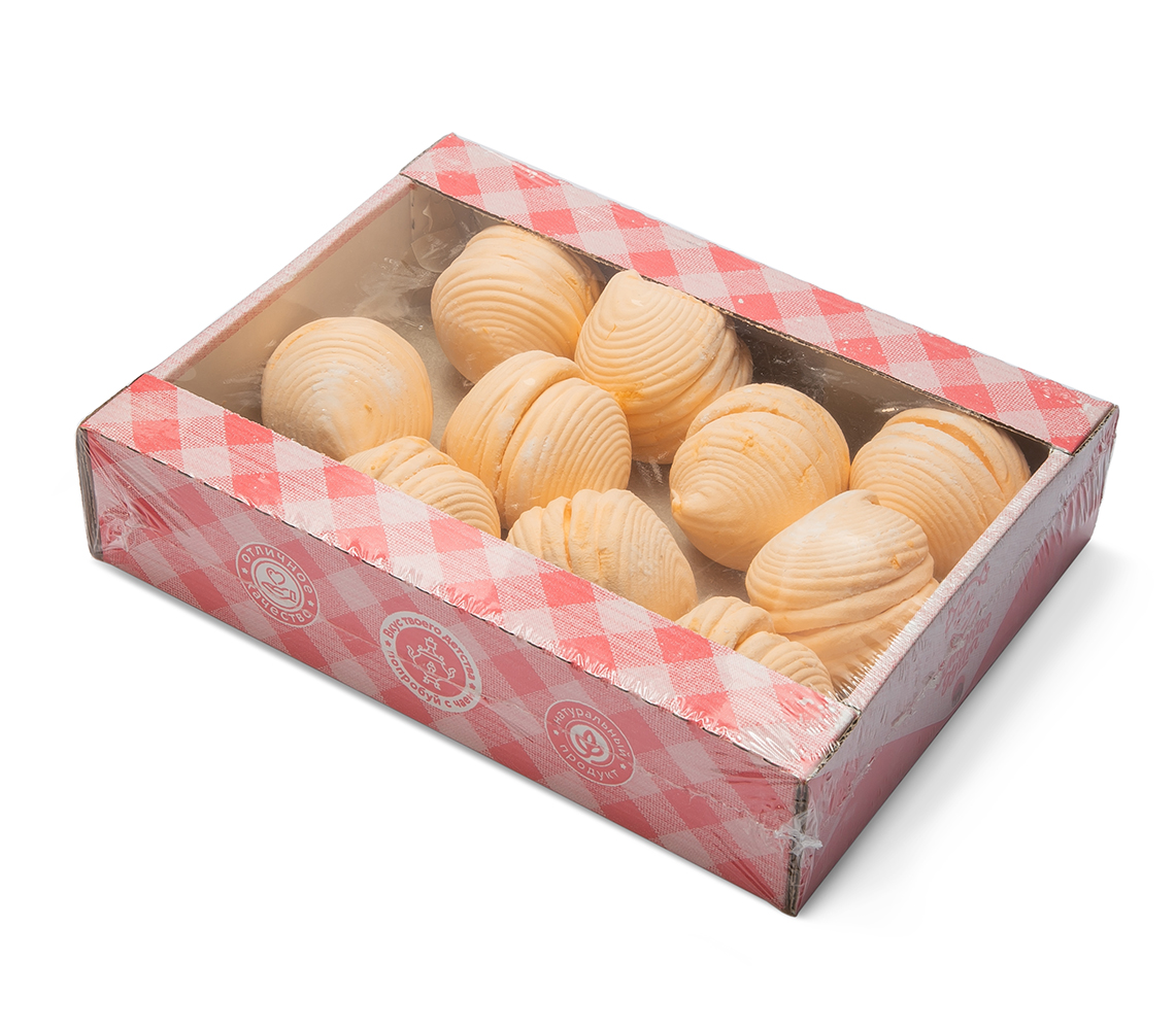 ЗЕФИР СЛАДКАЯ ДУША С НАЧИНКОЙ СО ВКУСОМ ПЕРСИКА ТВ 600 ГР