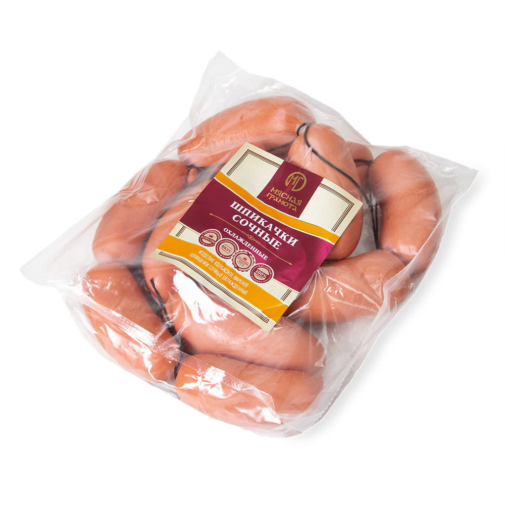 ШПИКАЧКИ СОЧНЫЕ БОЛЬШОЙ ПАКЕТ МЯСНАЯ ГРАМОТА /ВЕС