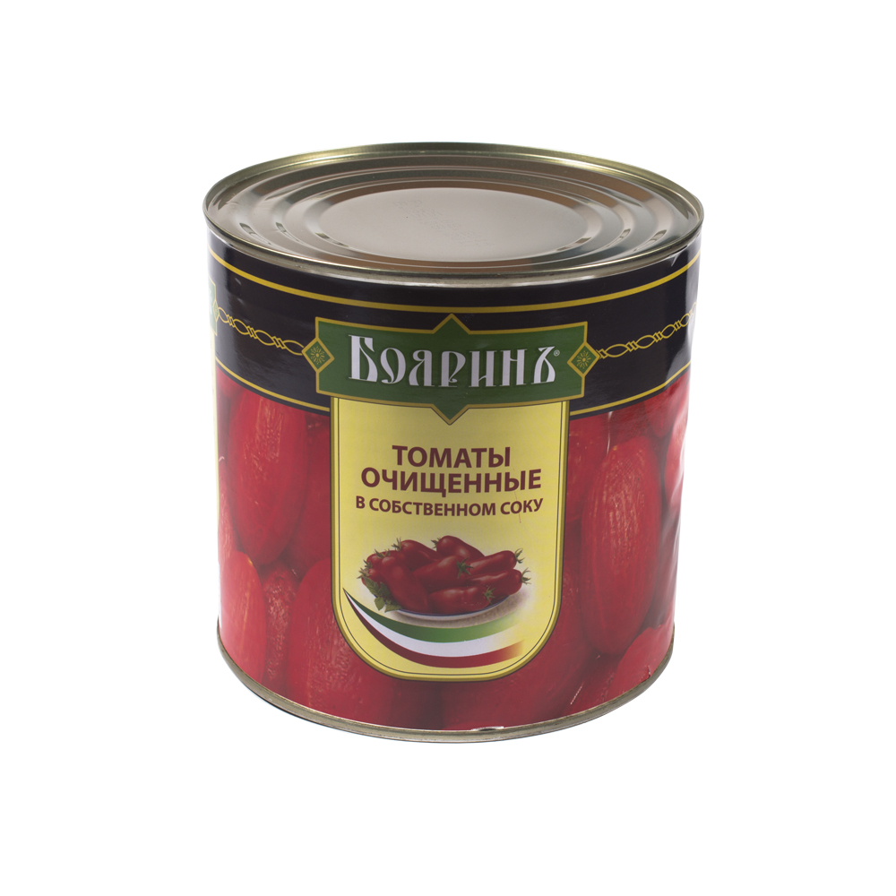 ТОМАТЫ ЦЕЛЫЕ ОЧИЩ В С/С БОЯРИН Ж/Б 2650МЛ