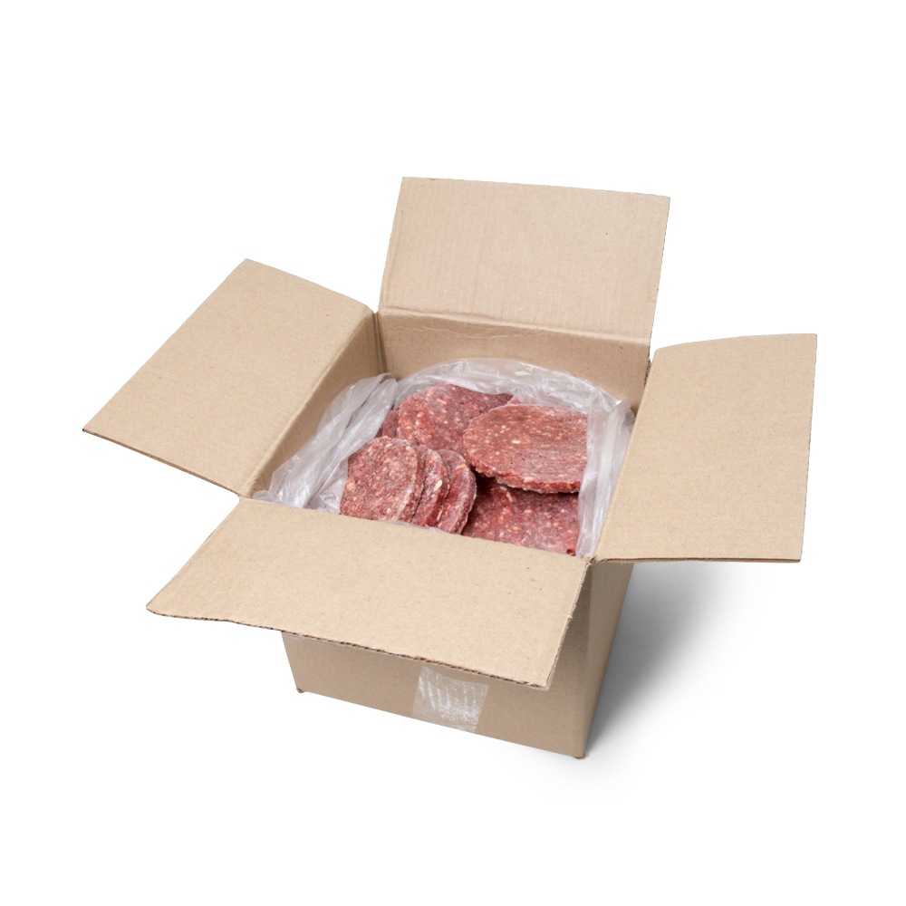 КОТЛЕТА ДЛЯ ГАМБУРГЕРА С ГОВЯД.ПРЕМИУМ "МРАМОРНАЯ" ( 110ГР ШТ)/ВЕС