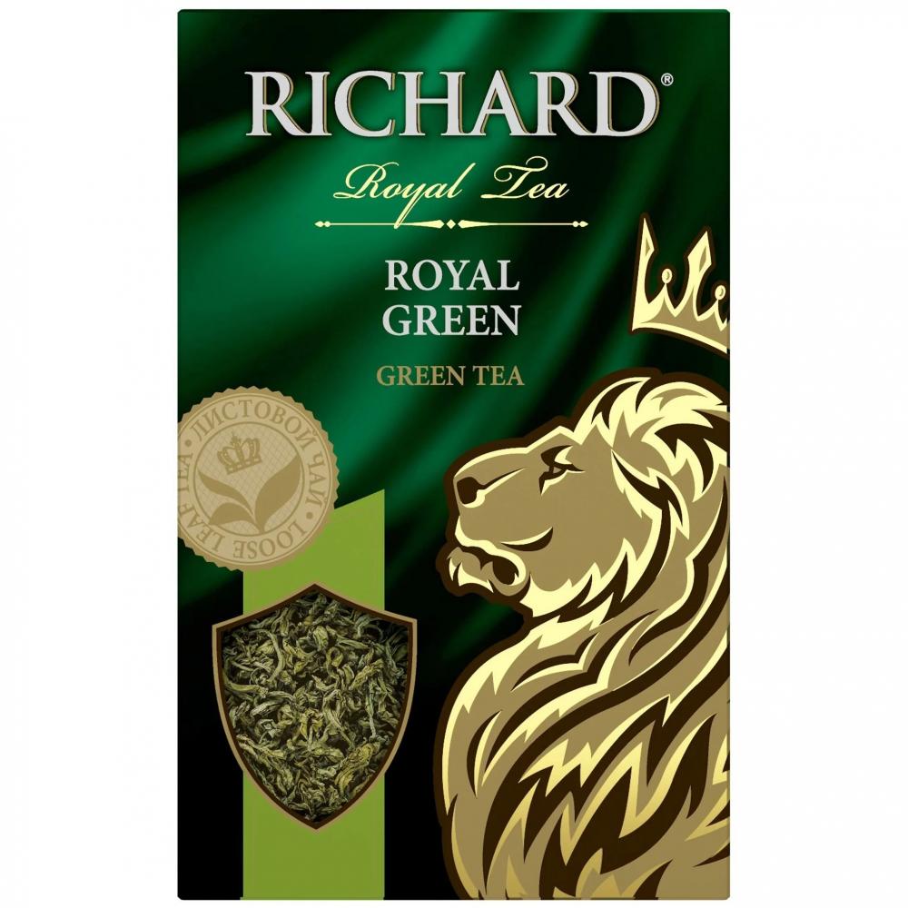 Richard green. Чай зеленый Richard Royal Green. Чай "Richard" 90гр Royal Green.