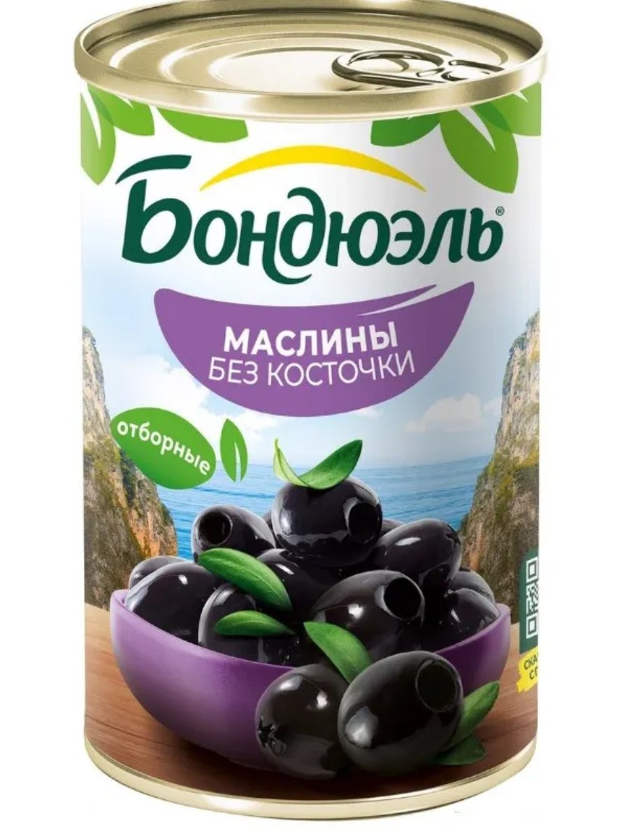 МАСЛИНЫ БОНДЮЭЛЬ Б/К 300ГР Ж/Б