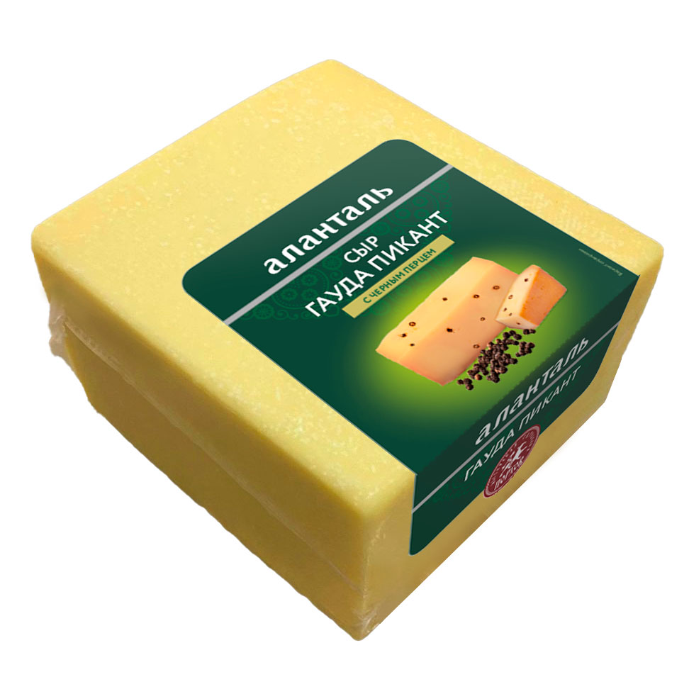 БЗМЖ СЫР АЛАНТАЛЬ ГАУДА ПИКАНТ 45% /ВЕС