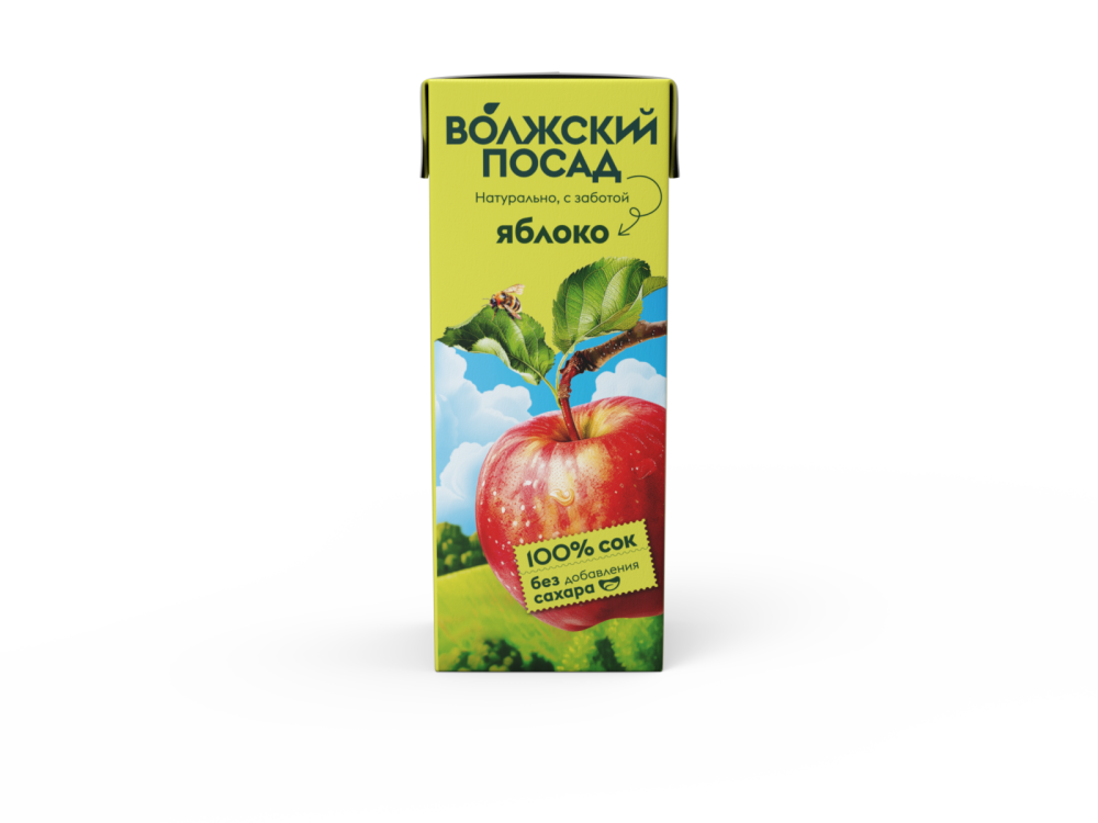 СОК ВОЛЖСКИЙ ПОСАД 0,2Л ЯБЛОКО