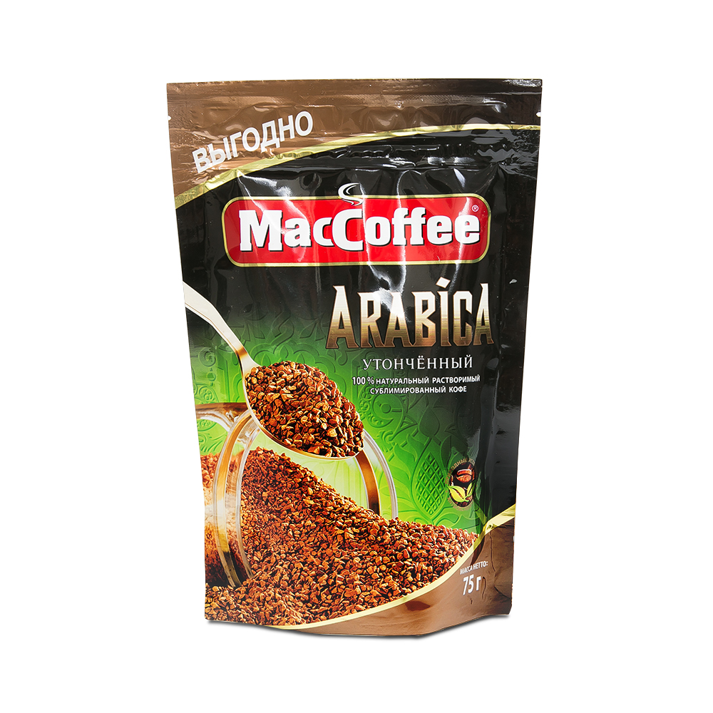 КОФЕ МАККОФЕ АРАБИКА СУБЛИМ М/У 75ГР