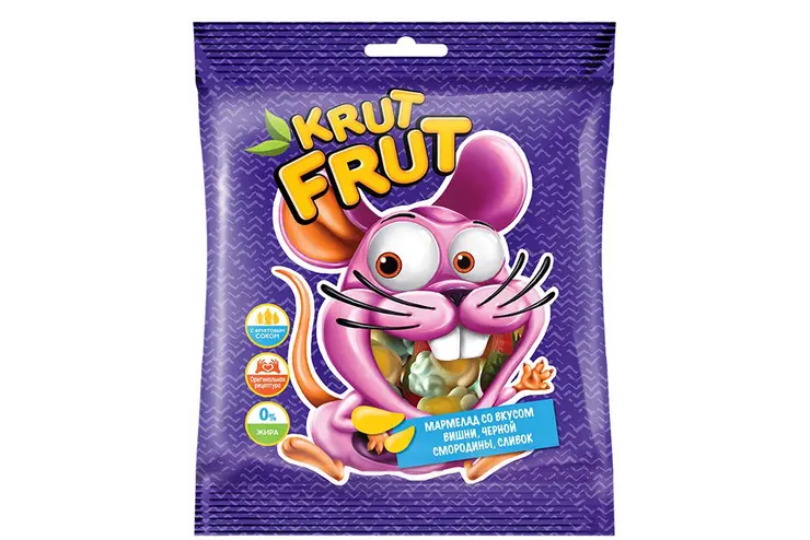 МАРМЕЛАД ЖЕВ КРУТ ФРУТ МЫШКИ 100ГР