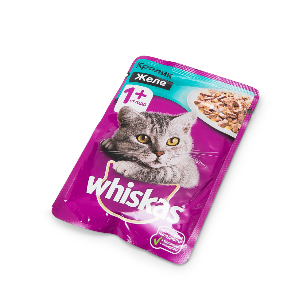 КОРМ ВИСКАС ЖЕЛЕ КРОЛИК ПАУЧ 75ГР