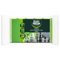 ГУБКИ ДЛЯ МЫТЬЯ ПОСУДЫ MASTER FRESH 5ШТ ГУБКИ ДЛЯ МЫТЬЯ ПОСУДЫ MASTER FRESH 5ШТ