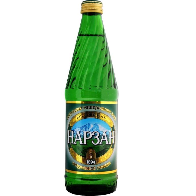 ВОДА НАРЗАН МИНЕРАЛЬНАЯ ГАЗ 0.45Л СТ/Б