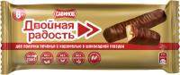 БАТОНЧИК С ПЕЧЕНЬЕМ ДВОЙНАЯ РАДОСТЬ С КАРАМЕЛЬЮ ГЛАЗИР 50 Г БАТОНЧИК С ПЕЧЕНЬЕМ ДВОЙНАЯ РАДОСТЬ С КАРАМЕЛЬЮ ГЛАЗИР 50 Г