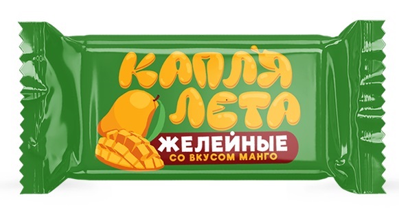 КОНФЕТЫ ЖЕЛЕЙНЫЕ СЛАСТИ КАПЛЯ ЛЕТА СО ВКУСОМ МАНГО 1КГ