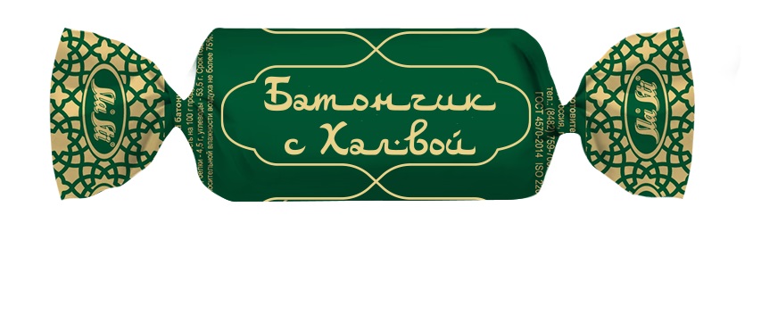 КОНФЕТЫ СЛАСТИ БАТОНЧИКИ НЕГЛАЗИРОВАННЫЕ С ХАЛВОЙ ФАС 500ГР