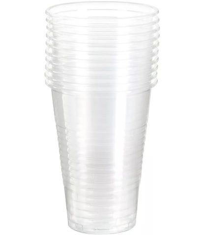 СТАКАН ПРОЗРАЧНЫЙ 200МЛ 12ШТ