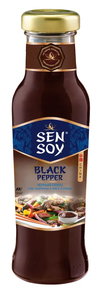СОУС ЧЕРНЫЙ ПЕРЕЦ СЕН СОЙ СТ/Б 320Г СОУС ЧЕРНЫЙ ПЕРЕЦ СЕН СОЙ СТ/Б 320Г
