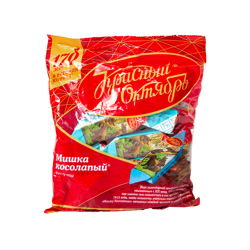 КОНФЕТЫ МИШКА КОСОЛАПЫЙ КРАСНЫЙ ОКТЯБРЬ 200ГР