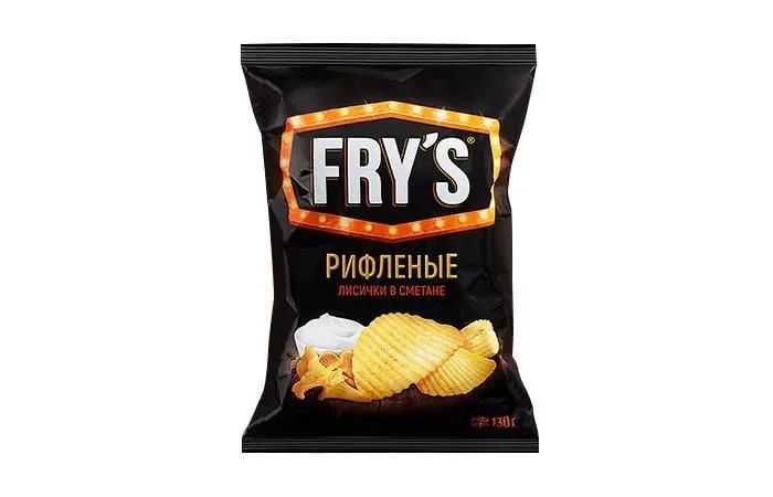 ЧИПСЫ FRY’S РИФЛЕНЫЕ ЛИСИЧКИ В СМЕТАНЕ 130Г ЧИПСЫ FRY’S РИФЛЕНЫЕ ЛИСИЧКИ В СМЕТАНЕ 130Г