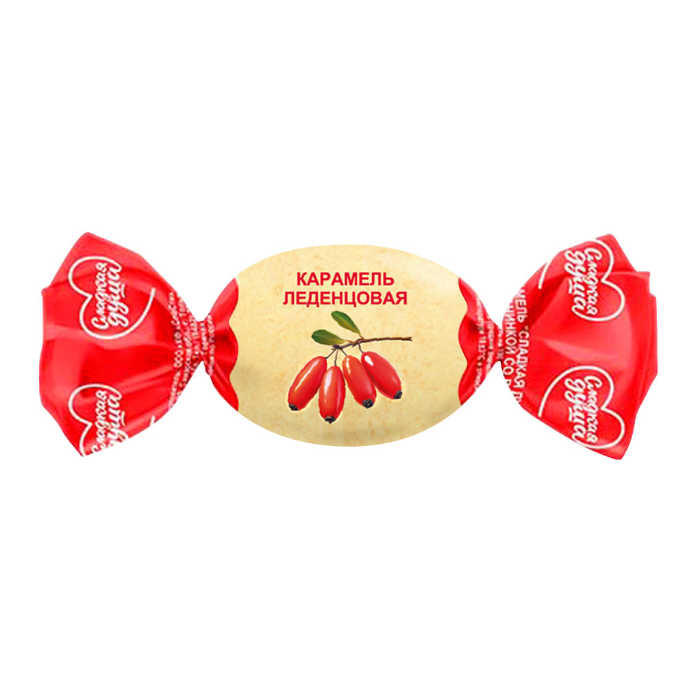 КАРАМЕЛЬ СЛАДКАЯ ДУША С БАРБАРИСОВЫМ ВКУСОМ 250ГР