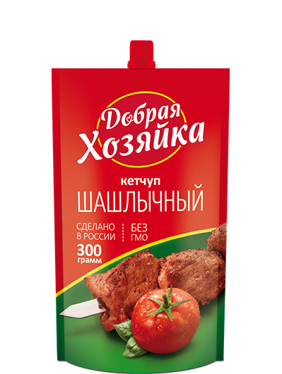 КЕТЧУП ДОБРАЯ ХОЗЯЙКА ШАШЛЫЧНЫЙ 300 ГР