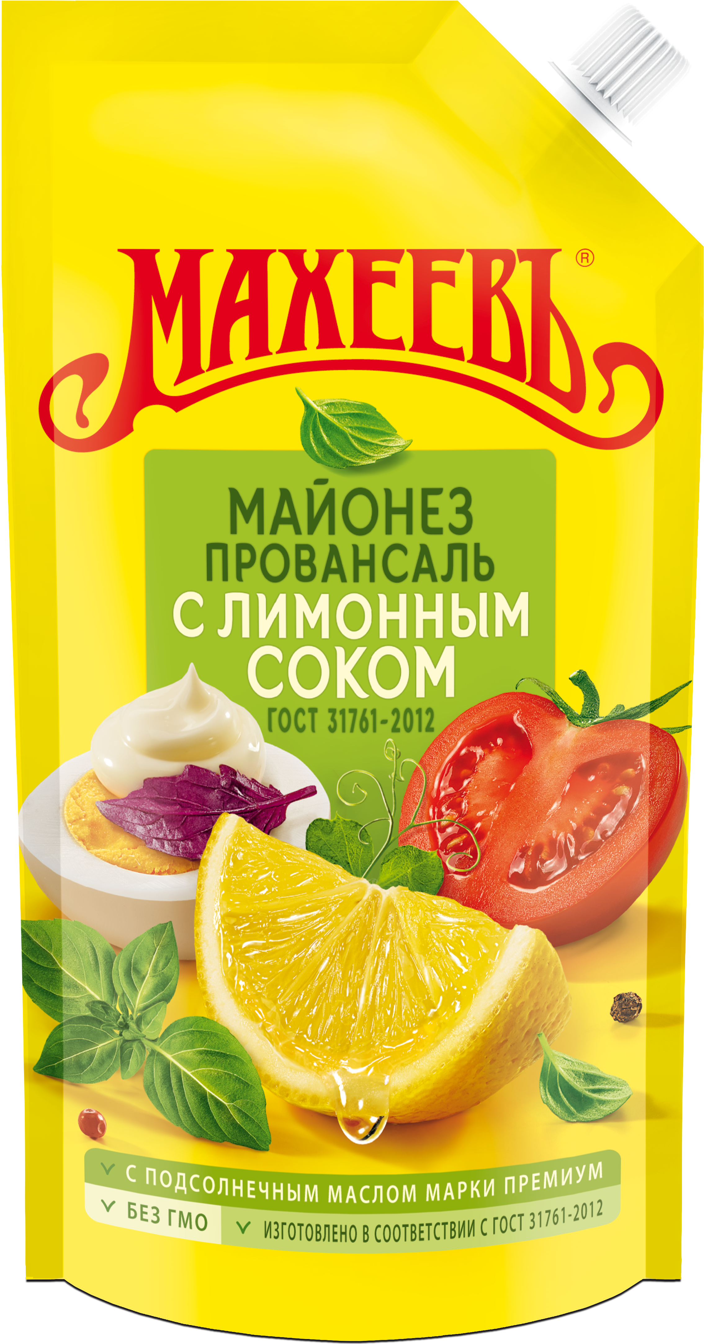 МАЙОНЕЗ МАХЕЕВ С ЛИМОННЫМ СОКОМ 200МЛ Д/П