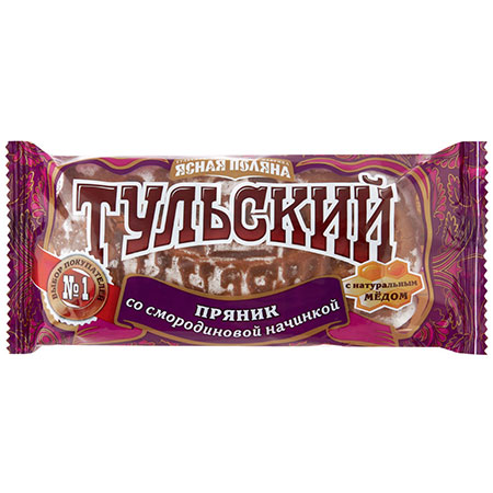 ПРЯНИК ТУЛЬСКИЙ СО СМОРОДИНОЙ 130ГР