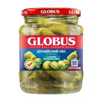 ОГУРЦЫ С МОЖЖЕВЕЛЬНИКОМ ГЛОБУС СТ/Б 500МЛ