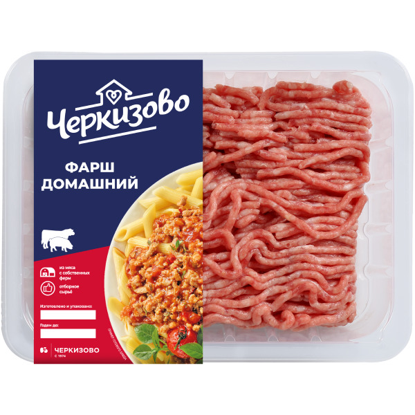 ФАРШ ДОМАШНИЙ ОХЛ 400ГР ЧЕРКИЗОВО