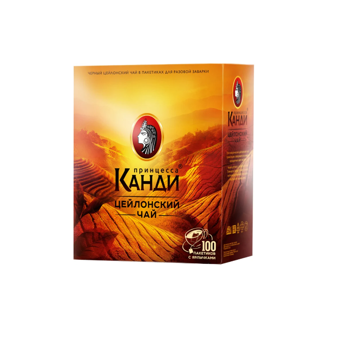 ЧАЙ ПРИНЦЕССА КАНДИ КРЕПКИЙ 100ПАК