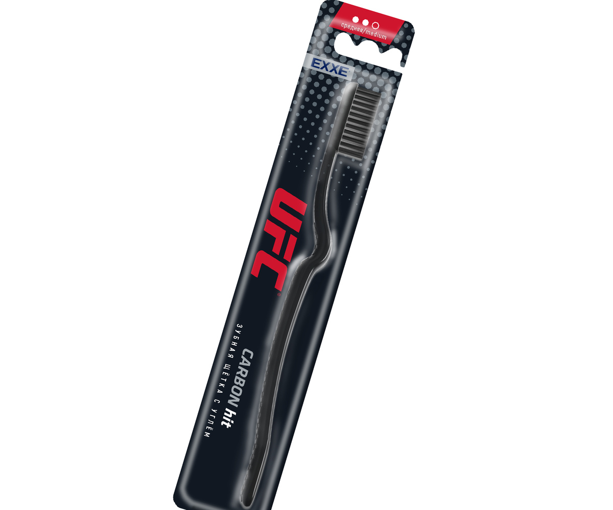 ЗУБНАЯ ЩЕТКА EXXE С УГЛЕМ