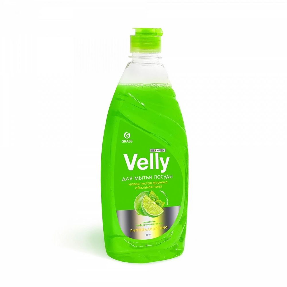 СРЕДСТВО Д/МЫТЬЯ ПОСУДЫ VELLY PREMIUM ЛАЙМ И МЯТА 500МЛ