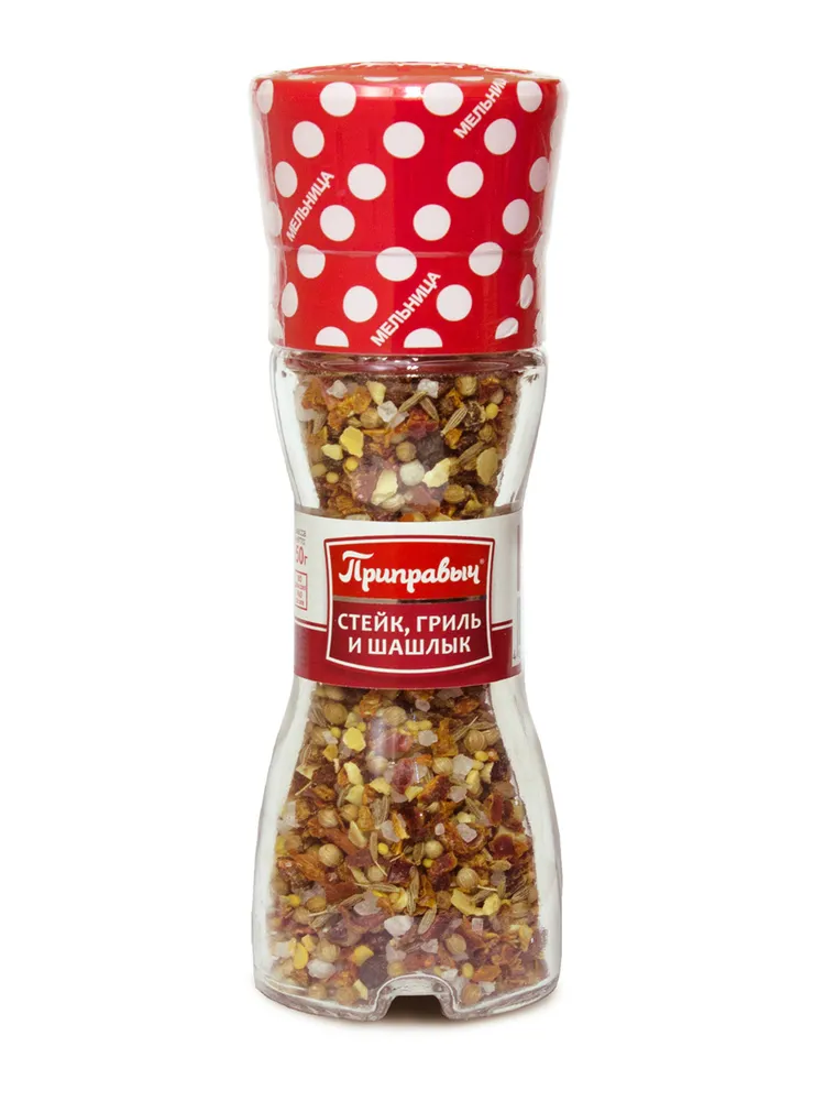 ПРИПРАВА СТЕЙК/ГРИЛЬ/ШАШЛЫК  МЕЛЬНИЦА ПРИПРАВЫЧ 50Г