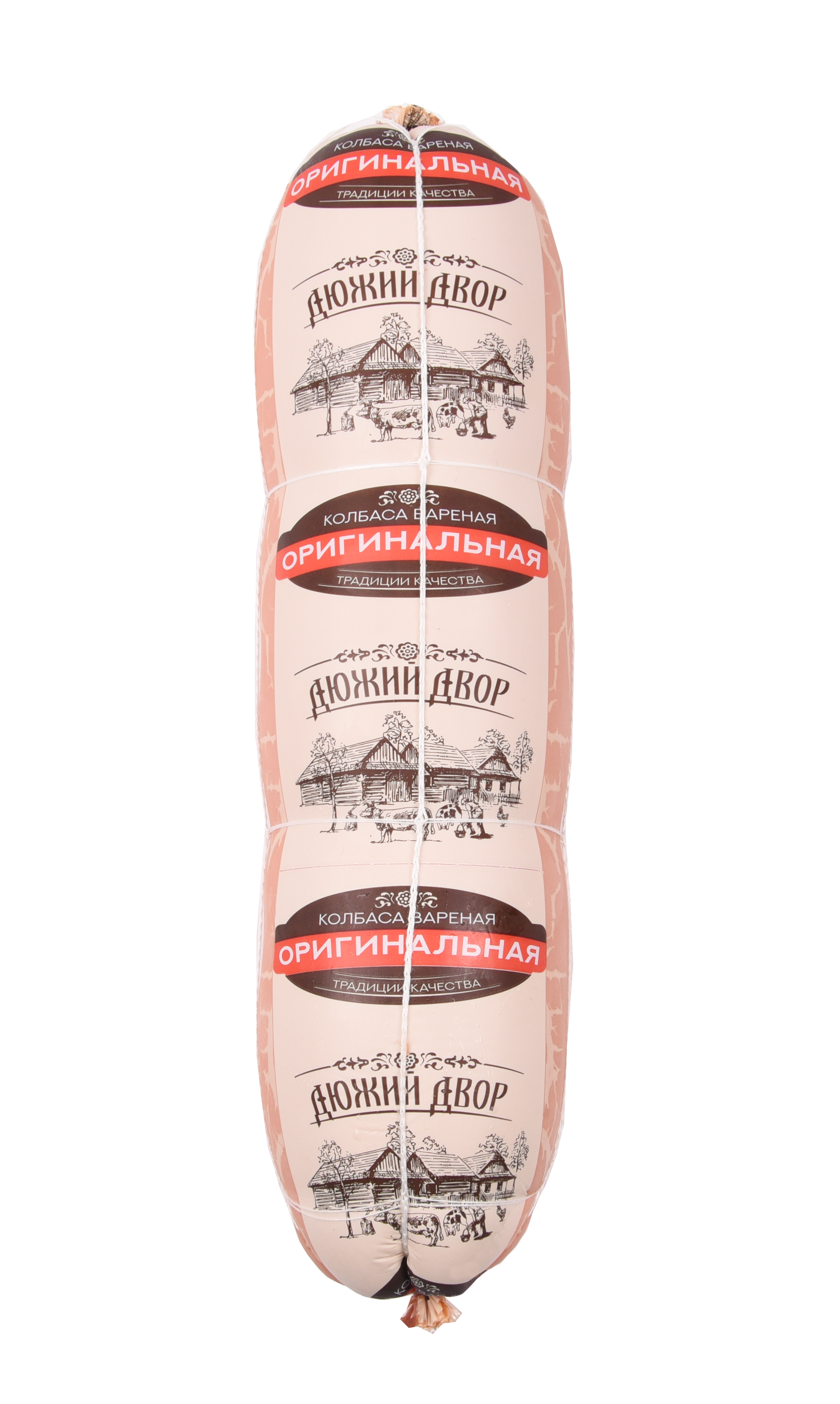 КОЛБАСА ВАРЕНАЯ ДЮЖИЙ ДВОР ОРИГИНАЛЬНАЯ /ВЕС