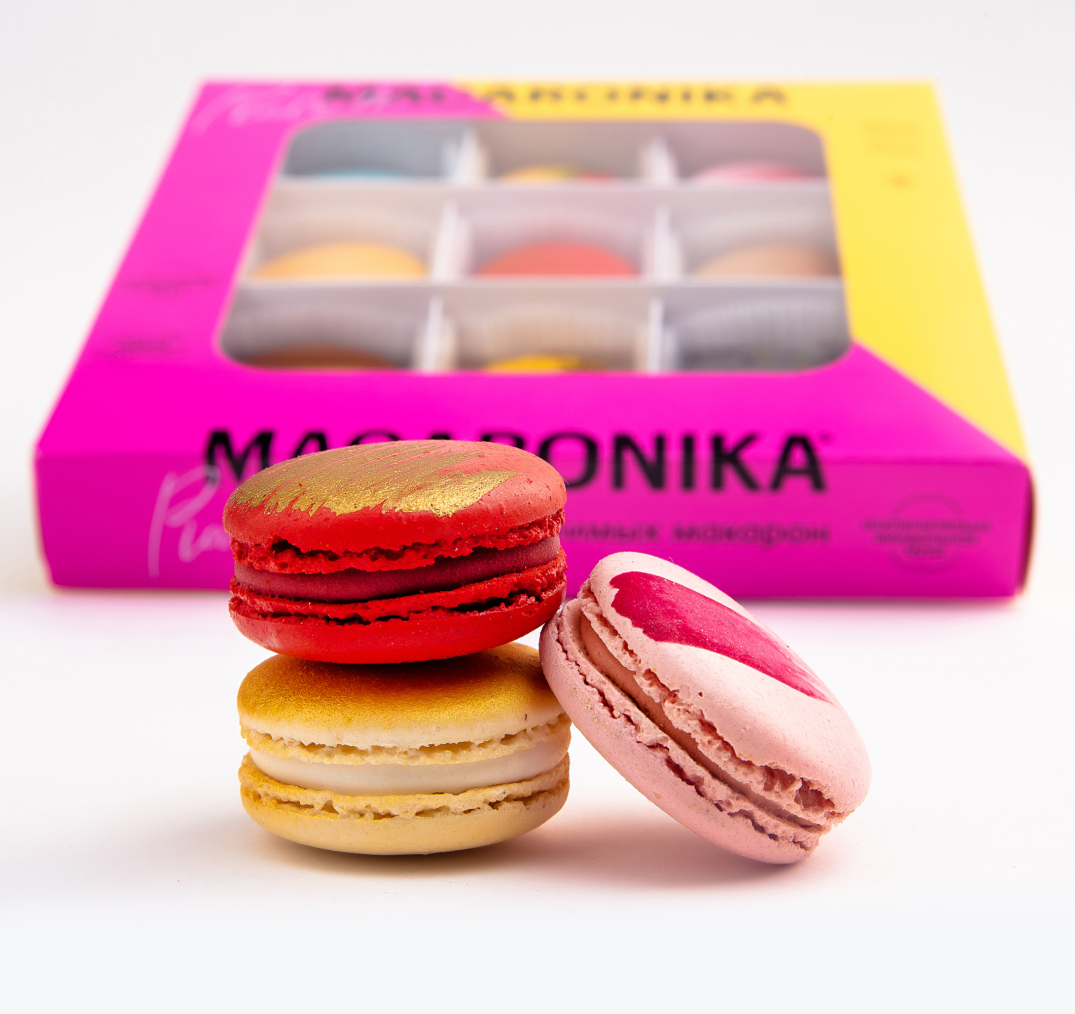 ПИРОЖНЫЕ MACARONIKA НАБОР 9.0 9ШТ