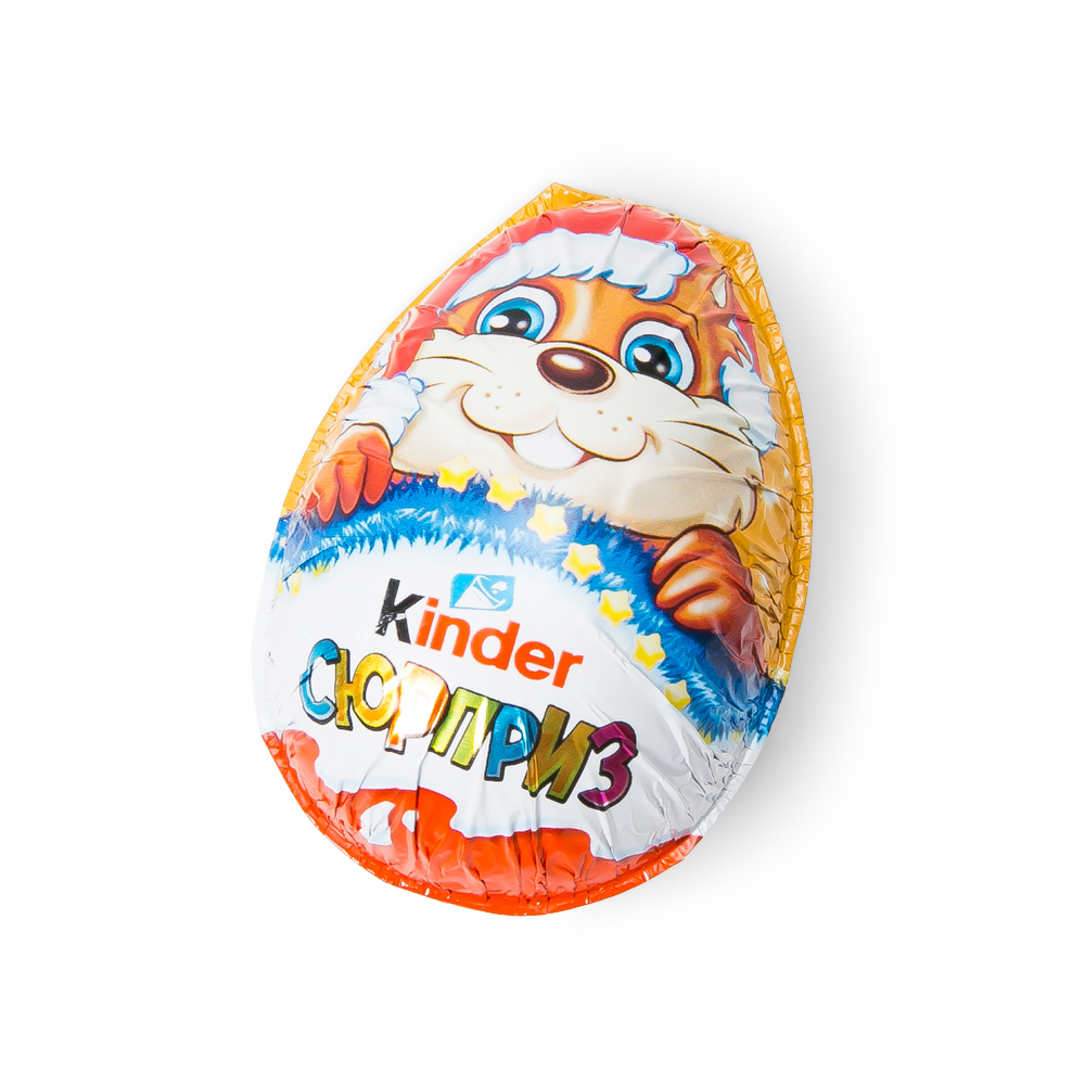 ЯЙЦО КИНДЕР СЮРПРИЗ МОЛ ШОК С ИГРУШКОЙ НГ 36ГР