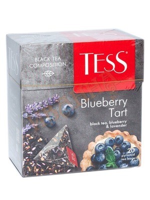 ЧАЙ ТЕСС ПИРАМИДКА БЛЮБЕРРИ ТАРТ С ЧЕРНИКОЙ 20П